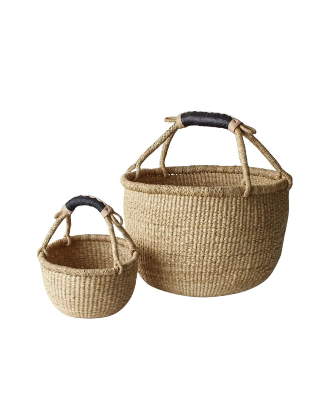Natural Round Basket - Large
