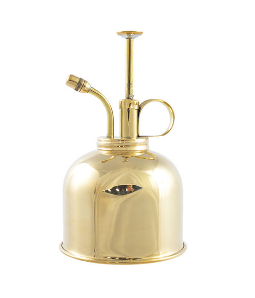 HAWS || INDOOR WATERING CAN GREEN KIT AND BRASS MISTER