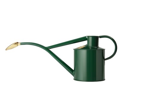 HAWS || INDOOR WATERING CAN GREEN KIT AND BRASS MISTER