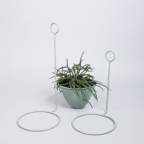 WALL PLANTER RIPPLE STORM GREY