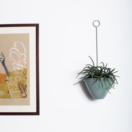 WALL PLANTER RIPPLE STORM GREY