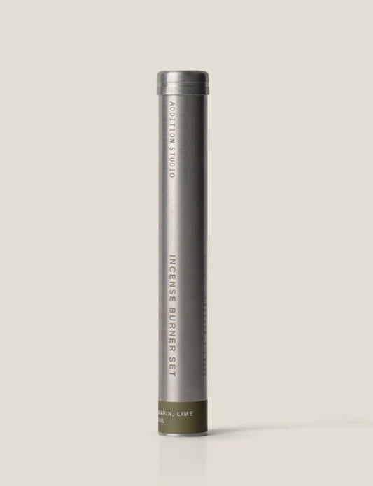 Mandarin, Lime and Basil Incense Set with Holder