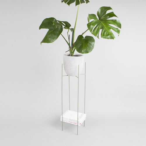TWO TIERED POT STAND - EUCALYPTUS